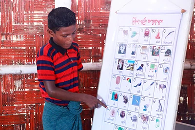 Rohingya Refugee Crisis — AMURT project photograph