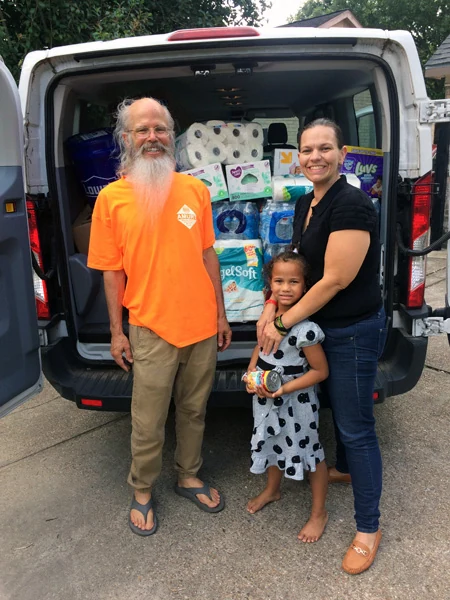 Harvey and Irma hurricane response — AMURT project photograph