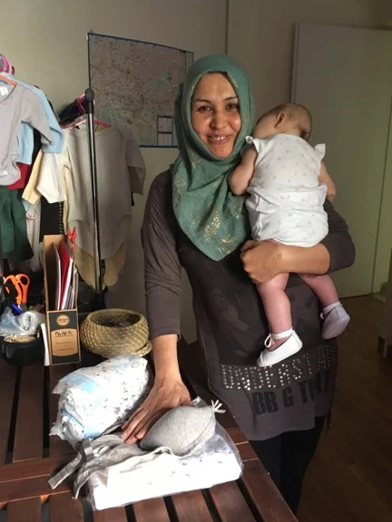 Creating safe spaces for refugee mothers in Greece — AMURT project photograph