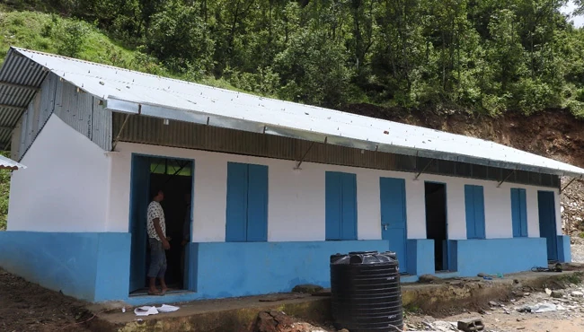 Nepal earthquake response 2015-2017 — AMURT project photograph