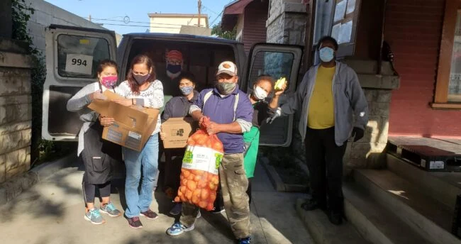 Feeding Program in Los Angeles — AMURT project photograph