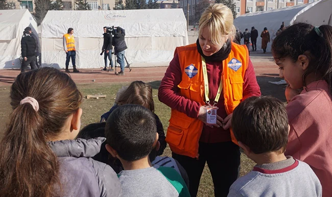 Türkiye Earthquake Response — AMURT project photograph