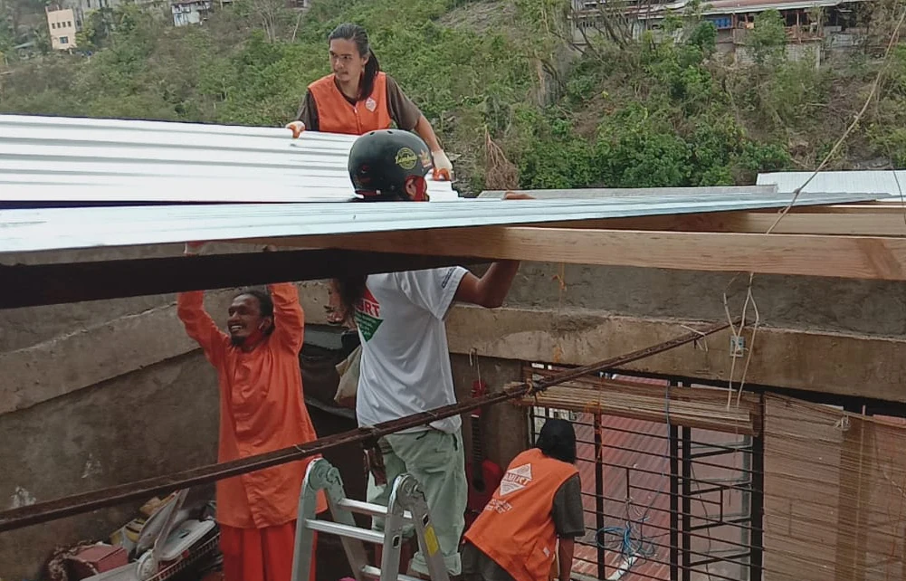 Super Typhoon Rai Philippines — AMURT project photograph