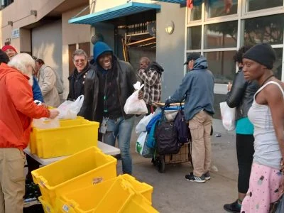 Feeding Program in Los Angeles — AMURT project photograph