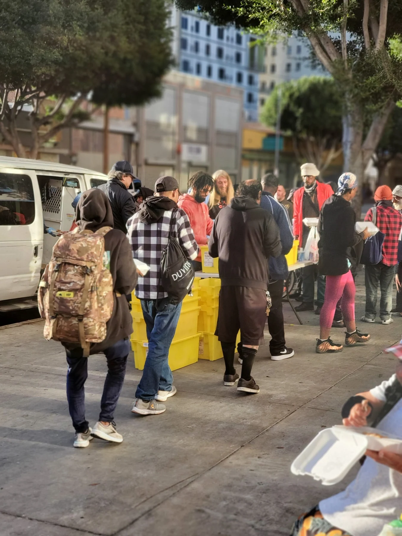 Feeding Program in Los Angeles — AMURT project photograph